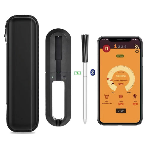 Thermomètre pour viande connecté au téléphone
