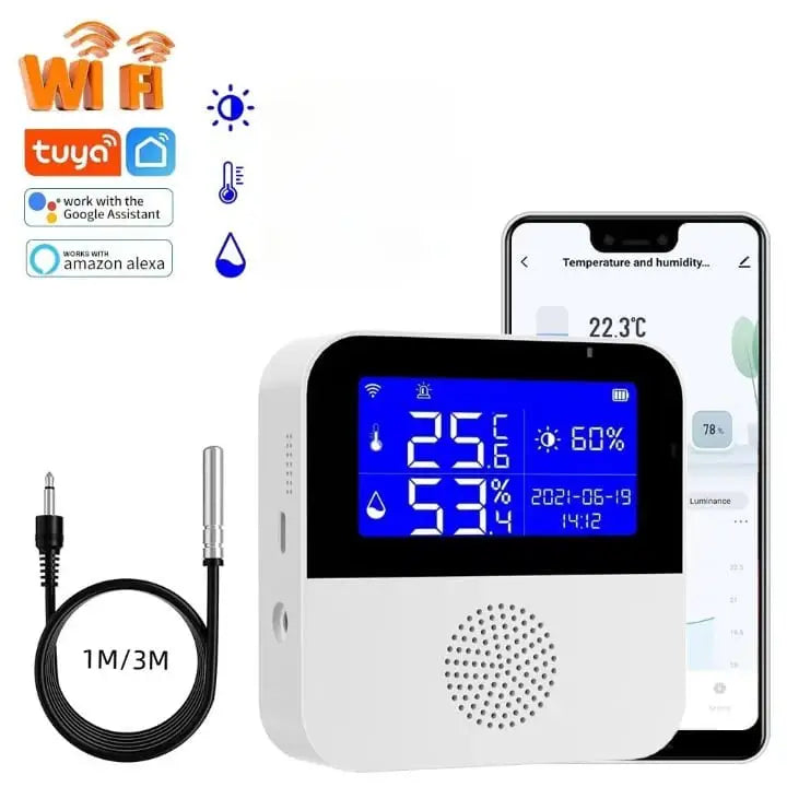 Thermomètre digital (température et humidité) pour intérieur - Domotique