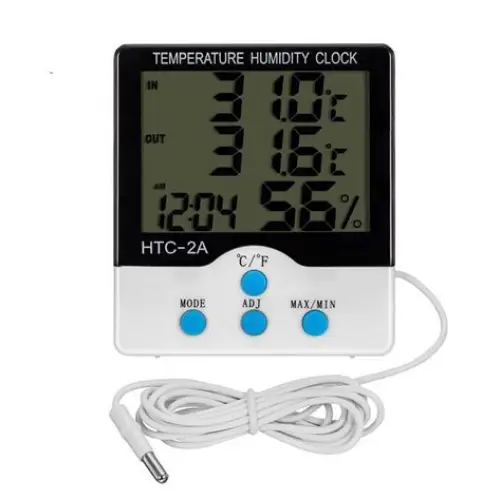 Thermomètre Extérieur Horloge