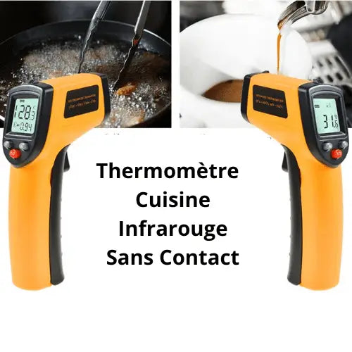Thermomètre De Cuisine Sans Contact LCD Laser Ir Numérique