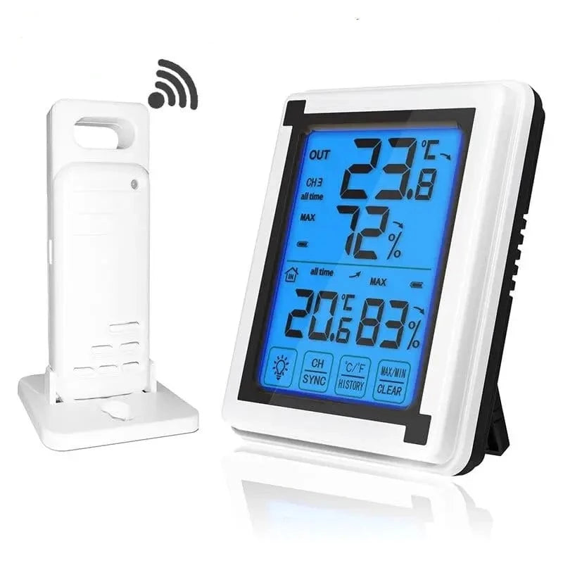 Thermomètre avec capteur extérieur sans fil Otio noir Thermomètre avec capteur extérieur sans fil Otio noir