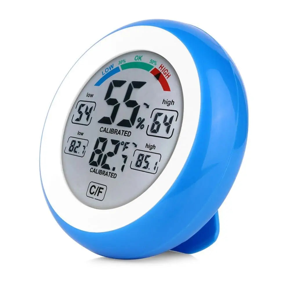 Thermomètre Chambre Bébé Multifonction Bleu