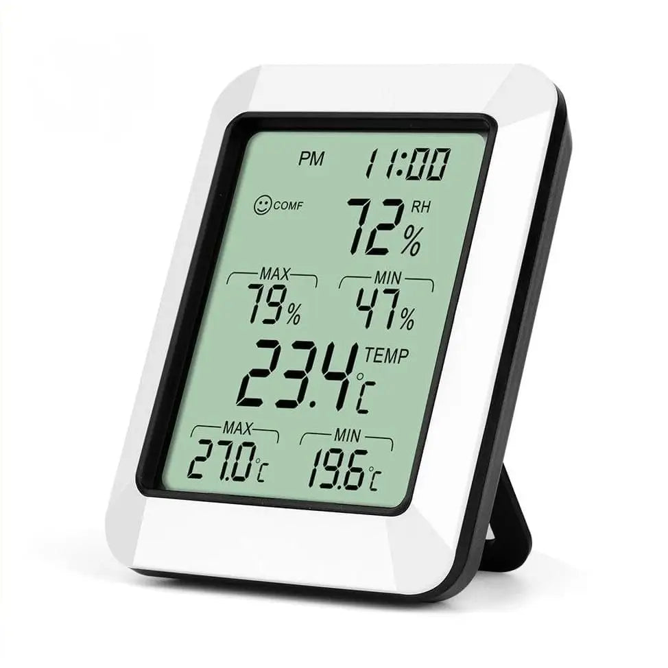 Hygromètre Digital Thermometre Interieur, Thermomètre Chambre Bébé Avec  Capteur