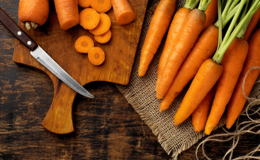Carottes prêtes pour la conservation