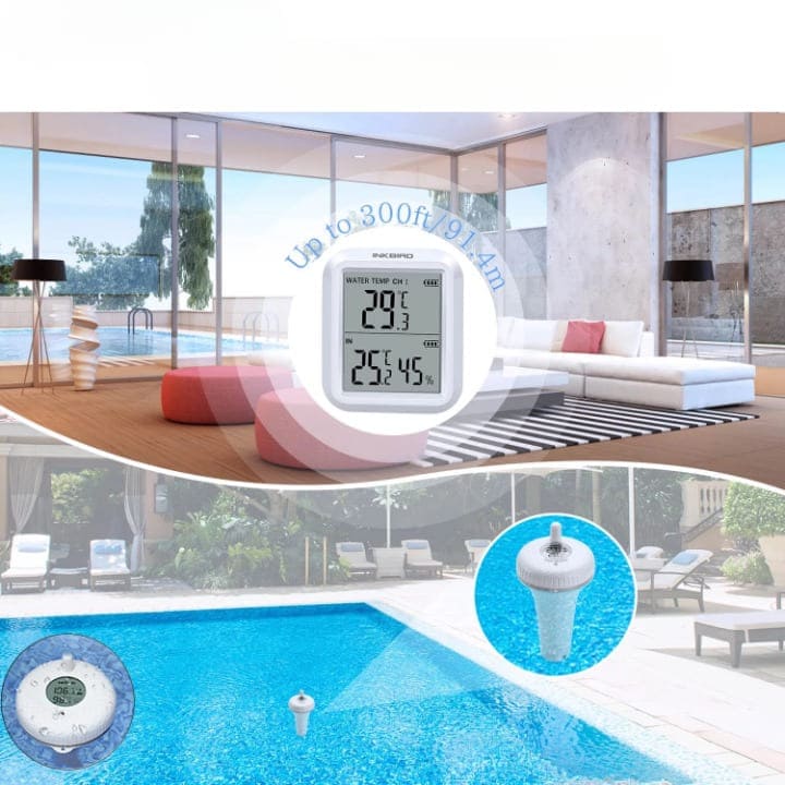 thermomètre piscine sans fil wifi