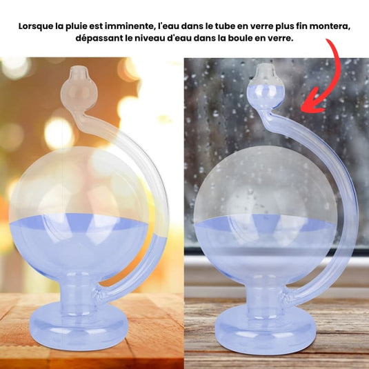 Baromètre en verre