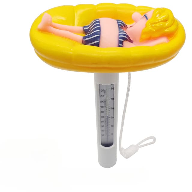 Thermomètre de piscine Blueborn BT grand thermomètre pour la mesure de la  température de l´eau dans la piscine ou la