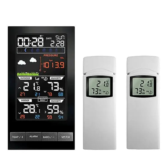 Station meteo avec 2 sondes - Cdiscount