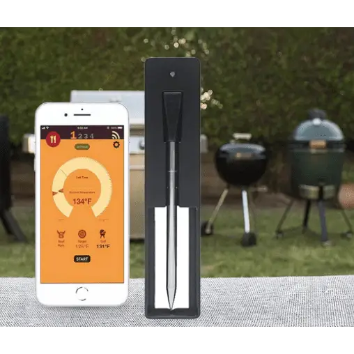 Barbecue avec alarme de surveillance de température numérique thermomètre  de cuisson sans fil Bluetooth BL11777 - Chine Thermomètre numérique  thermomètre de cuisine et thermomètre à viande prix