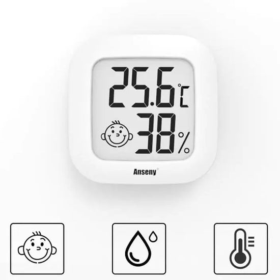 Thermomètre Chambre Bébé Moderne Blanc
