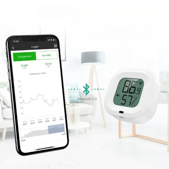 THERMOMÈTRE WIFI CONNECTÉ pour surveillance chambre de bébé et cave à vin  EUR 24,17 - PicClick FR