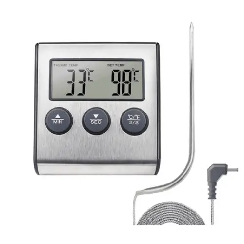 Thermomètre Viande Sans Fil Apkezel - Sonde Bluetooth 152m, Étanche IP67, Application Smartphone, Pour Barbecue, Four, Grill, Fumoir